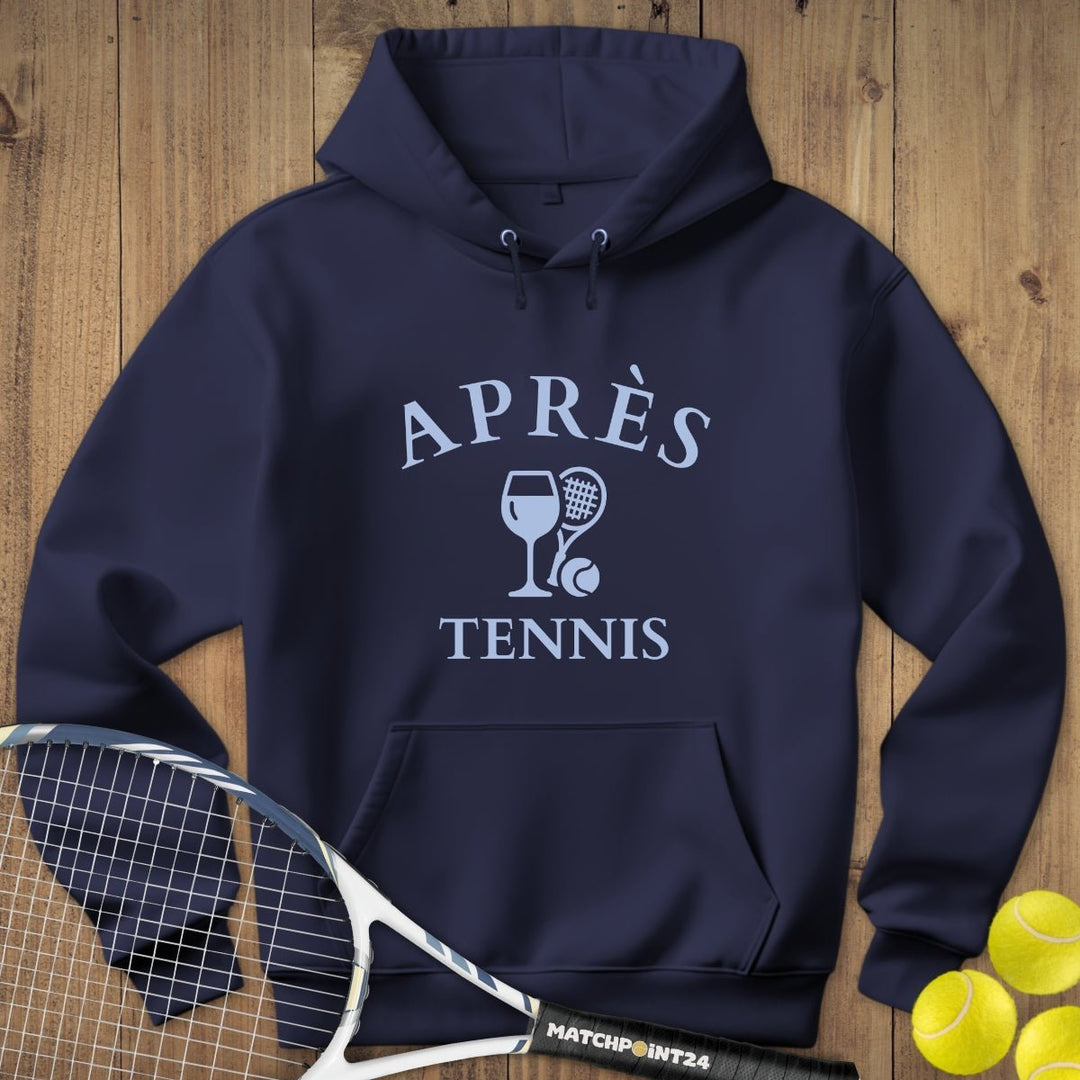 Apres Tennis Wein Kapuzenpulli (limitiert) - Matchpoint24 - Kleidung für Tennisfans