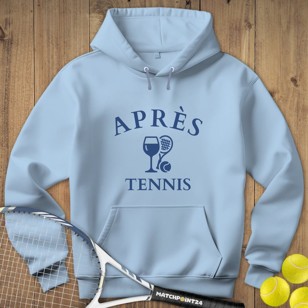 Apres Tennis Wein Kapuzenpulli (limitiert) - Matchpoint24 - Kleidung für Tennisfans