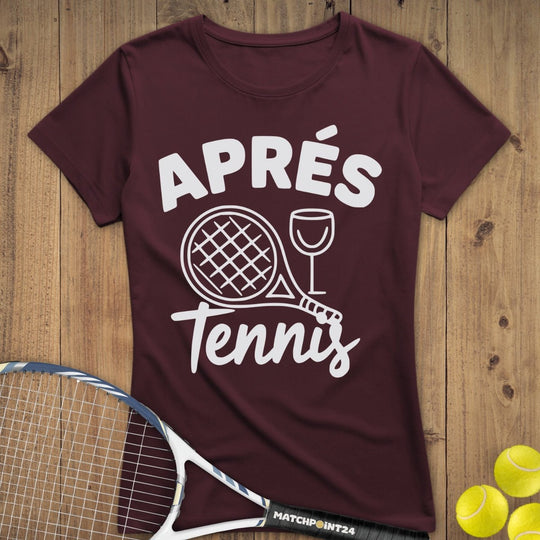 Apres TP | Premium Damen T-Shirt - Matchpoint24 - Kleidung für Tennisfans