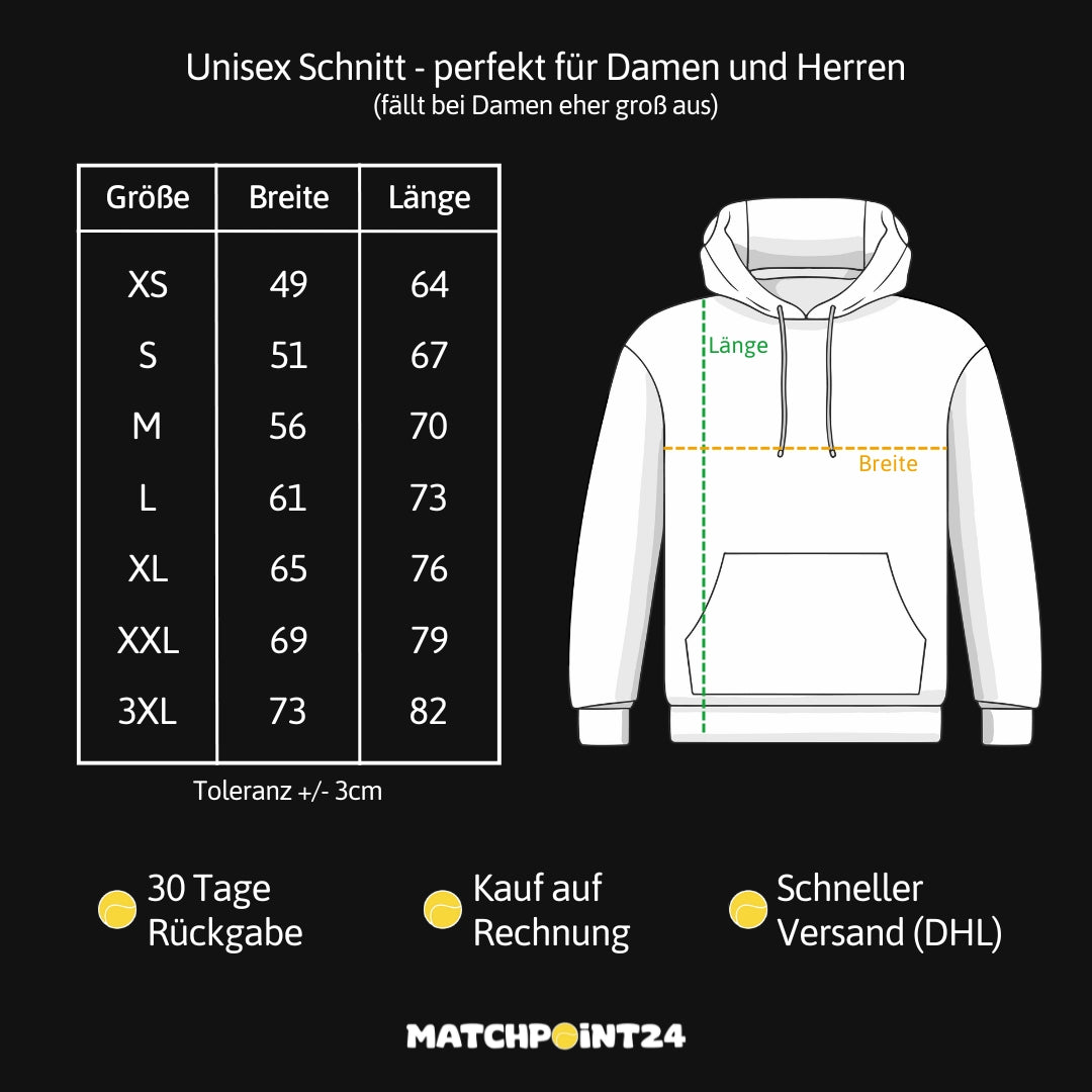 Are you ready | Hoodie (Unisex) - Matchpoint24 - Kleidung für Tennisfans