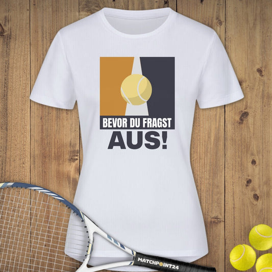 Aus | Damen Sport T-Shirt - Matchpoint24 - Kleidung für Tennisfans