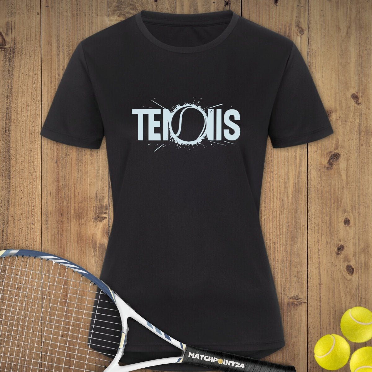 Ball Splash | Damen Sport T-Shirt - Matchpoint24 - Kleidung für Tennisfans