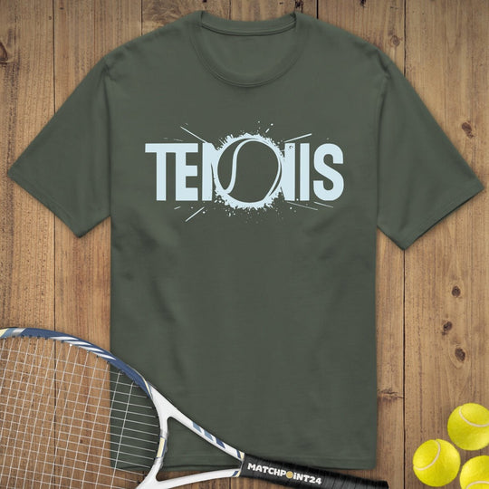 Ball Splash | Premium Herren T-Shirt - Matchpoint24 - Kleidung für Tennisfans