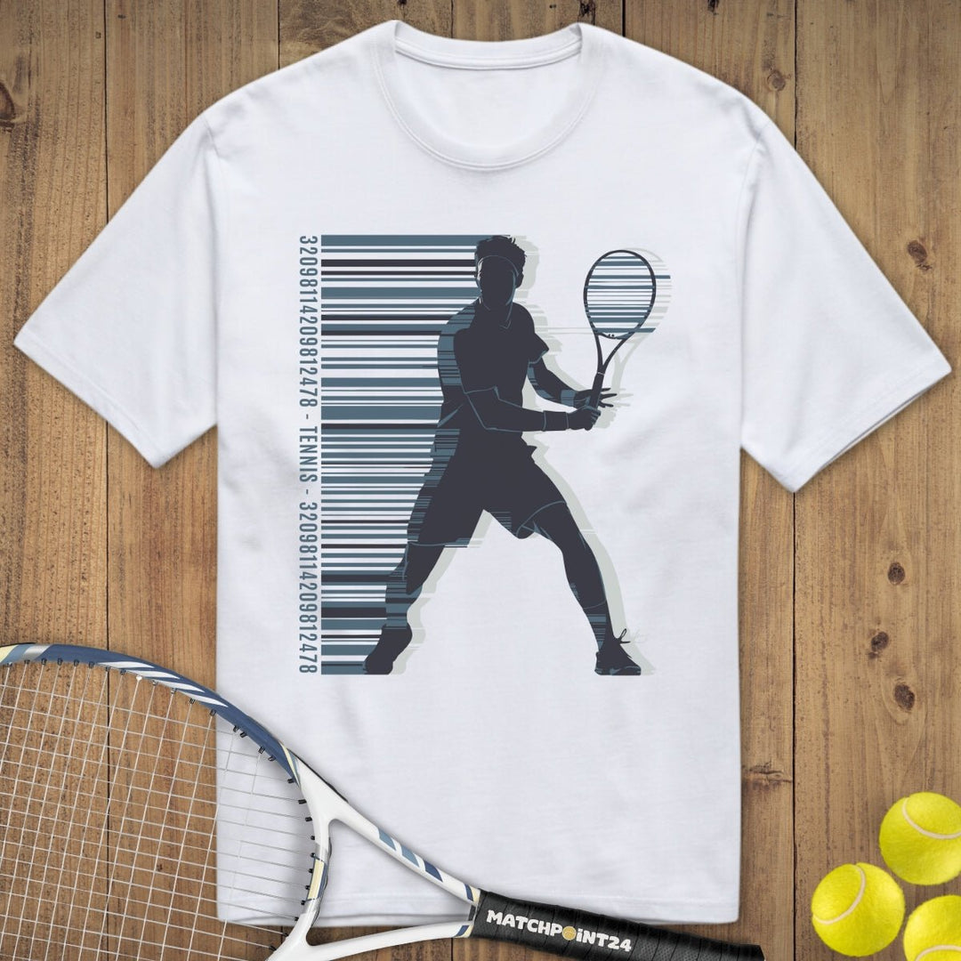 Barcode Mann | Premium Herren T-Shirt - Matchpoint24 - Kleidung für Tennisfans