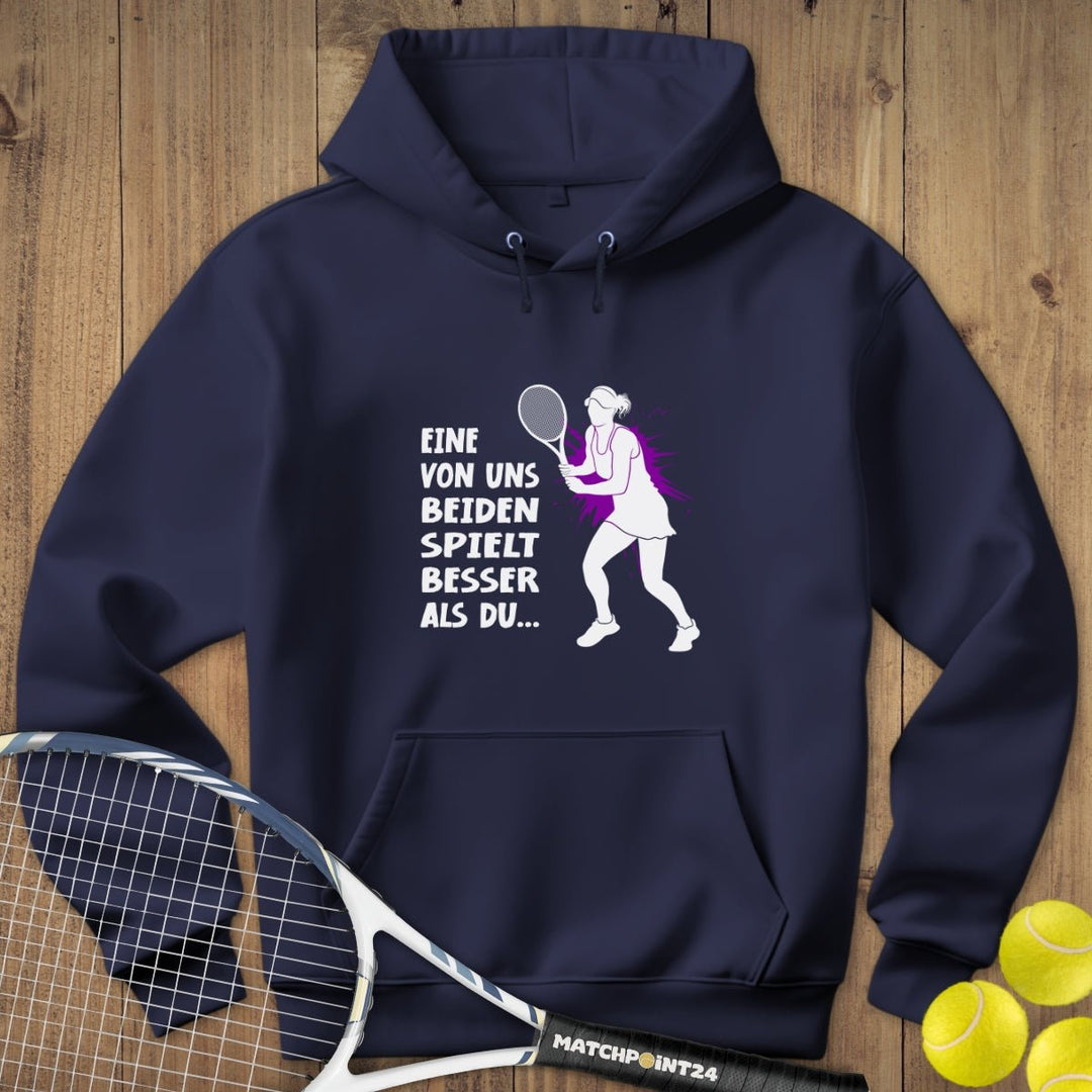 Besser als du | Hoodie (Unisex) - Matchpoint24 - Kleidung für Tennisfans