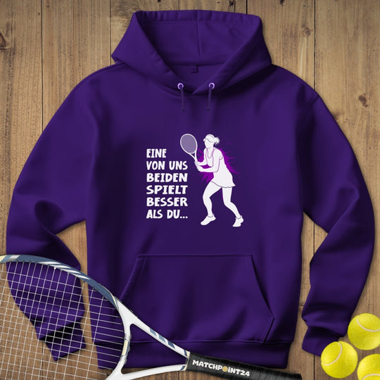 Besser als du | Hoodie (Unisex) - Matchpoint24 - Kleidung für Tennisfans