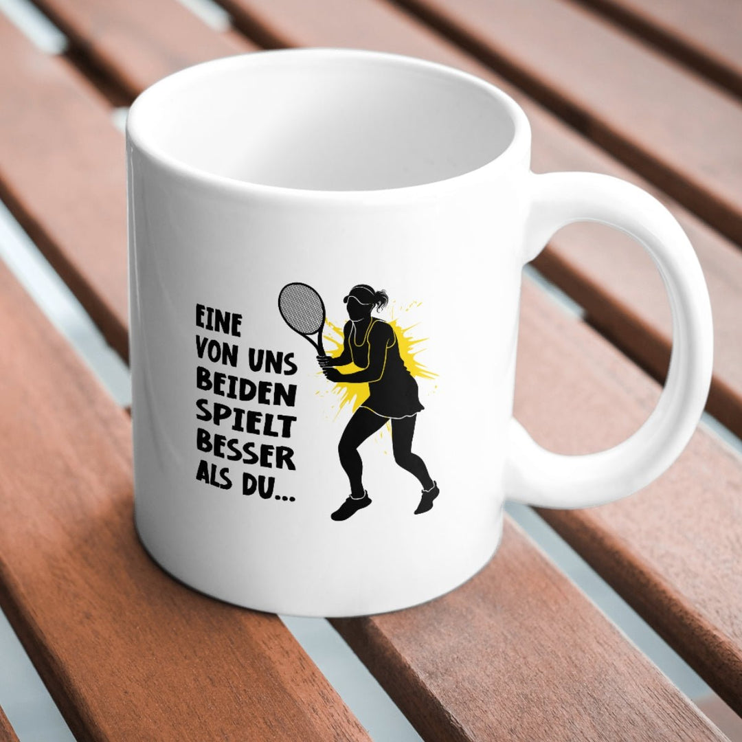 Besser als du | Tasse - Matchpoint24 - Kleidung für Tennisfans