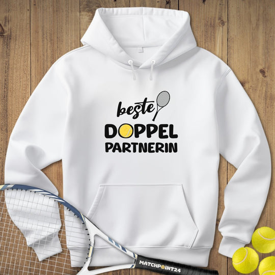 Beste Doppelpartnerin | Hoodie (Unisex) - Matchpoint24 - Kleidung für Tennisfans