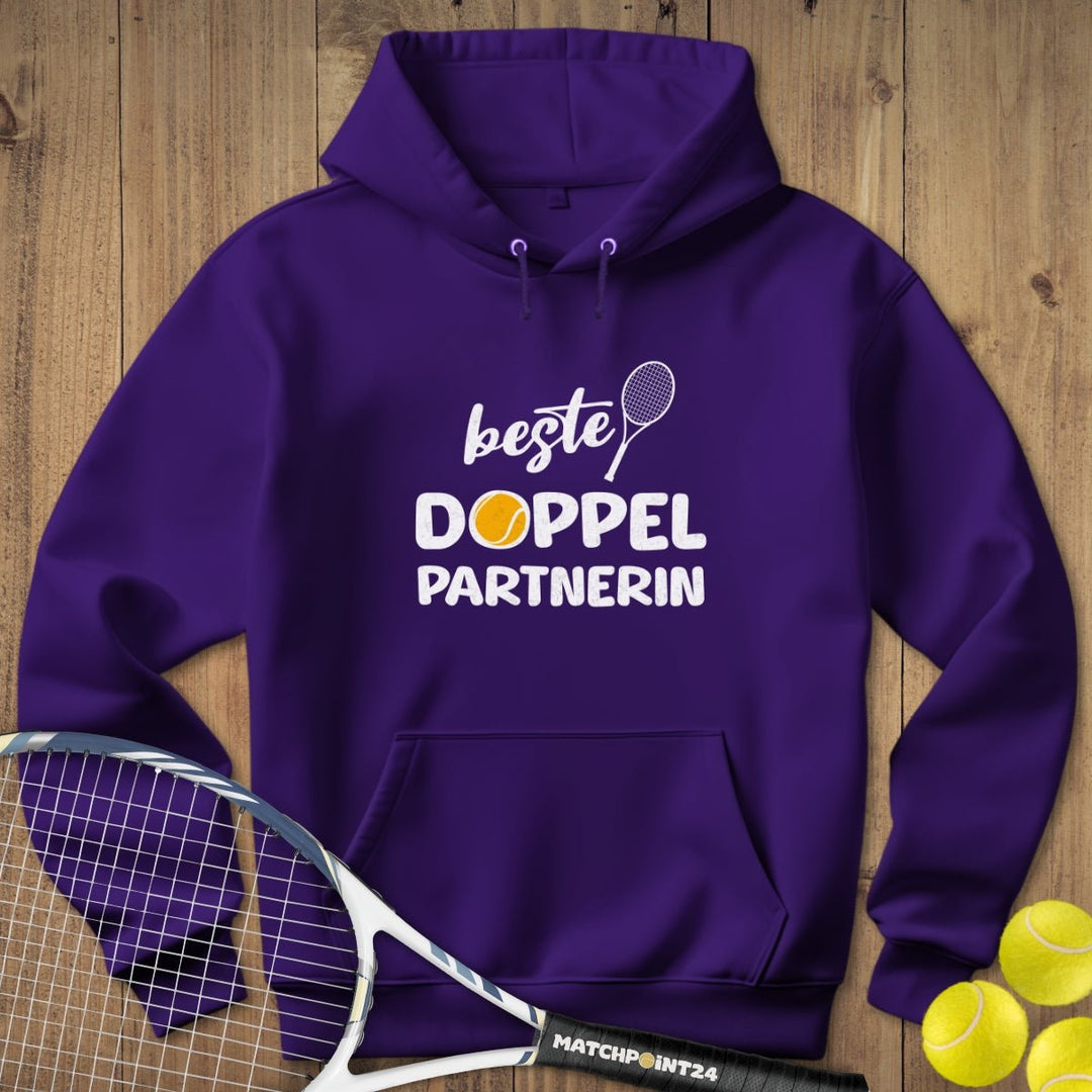 Beste Doppelpartnerin | Hoodie (Unisex) - Matchpoint24 - Kleidung für Tennisfans