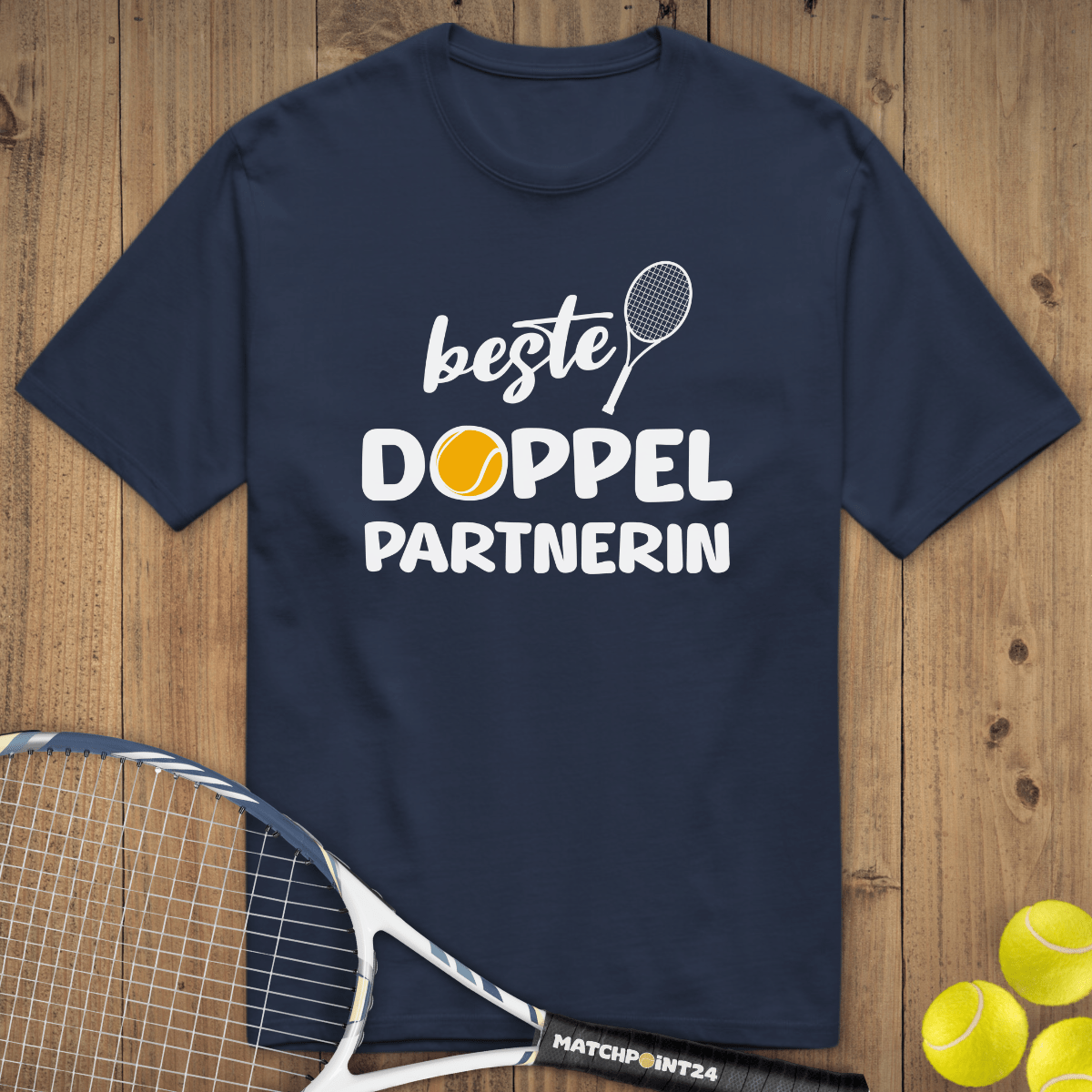 Beste Doppelpartnerin | Unisex Premium Organic T-Shirt - Matchpoint24 - Kleidung für Tennisfans