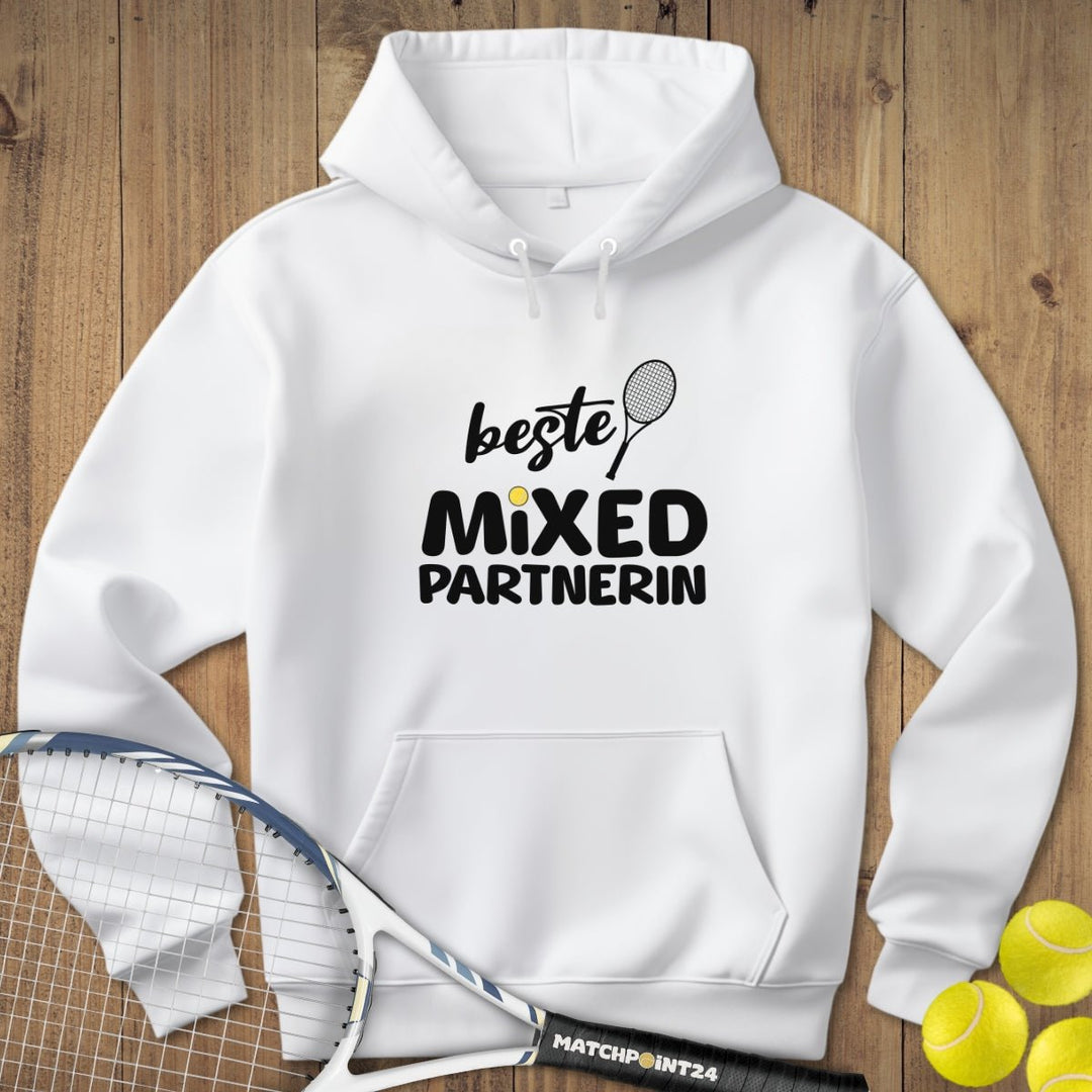 Beste Mixed Partnerin | Hoodie (Unisex) - Matchpoint24 - Kleidung für Tennisfans