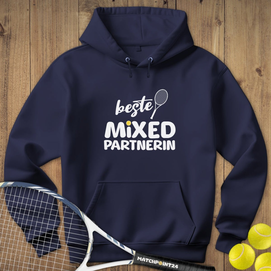 Beste Mixed Partnerin | Hoodie (Unisex) - Matchpoint24 - Kleidung für Tennisfans