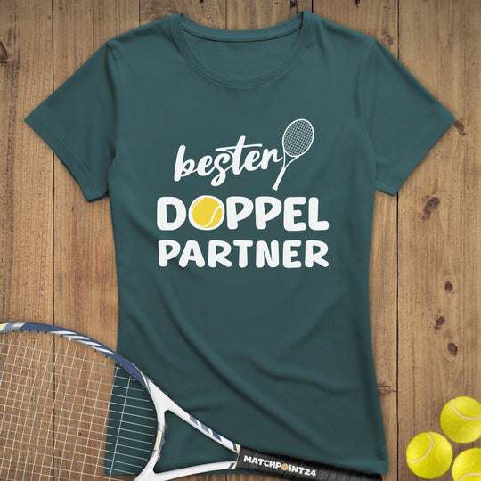 Beste Mixed Partnerin | Premium Damen T-Shirt - Matchpoint24 - Kleidung für Tennisfans