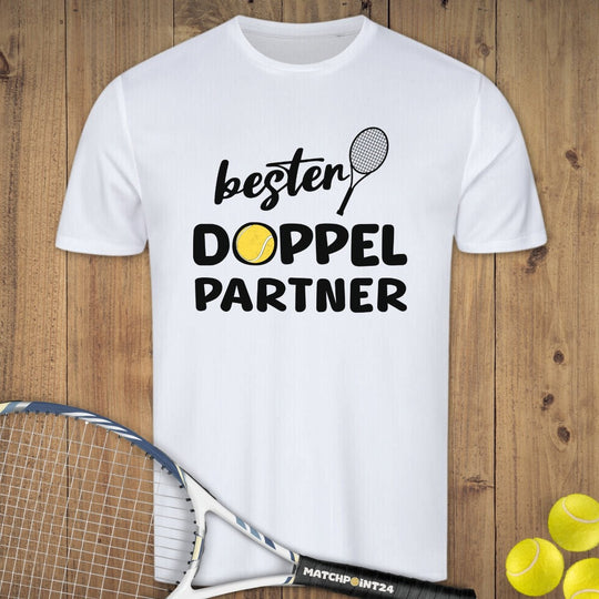 Bester Doppelpartner | Herren Sport T-Shirt - Matchpoint24 - Kleidung für Tennisfans