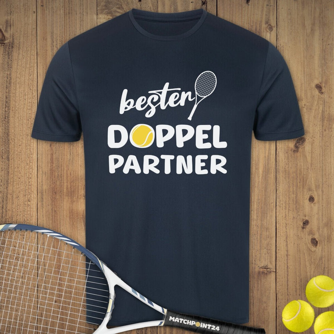 Bester Doppelpartner | Herren Sport T-Shirt - Matchpoint24 - Kleidung für Tennisfans