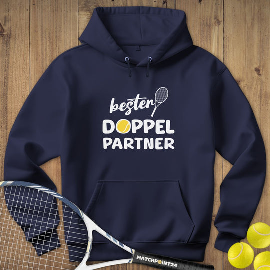 Bester Doppelpartner | Hoodie (Unisex) - Matchpoint24 - Kleidung für Tennisfans