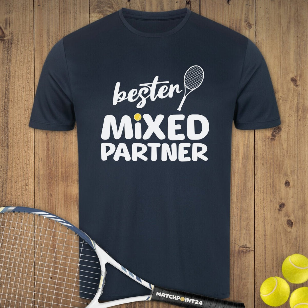 Bester Mixed Partner | Herren Sport T-Shirt - Matchpoint24 - Kleidung für Tennisfans