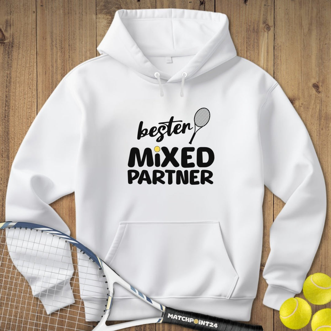 Bester Mixed Partner | Hoodie (Unisex) - Matchpoint24 - Kleidung für Tennisfans