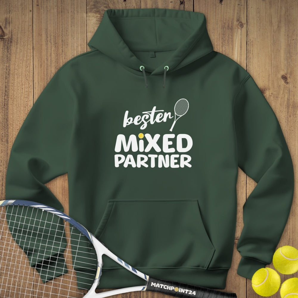 Bester Mixed Partner | Hoodie (Unisex) - Matchpoint24 - Kleidung für Tennisfans