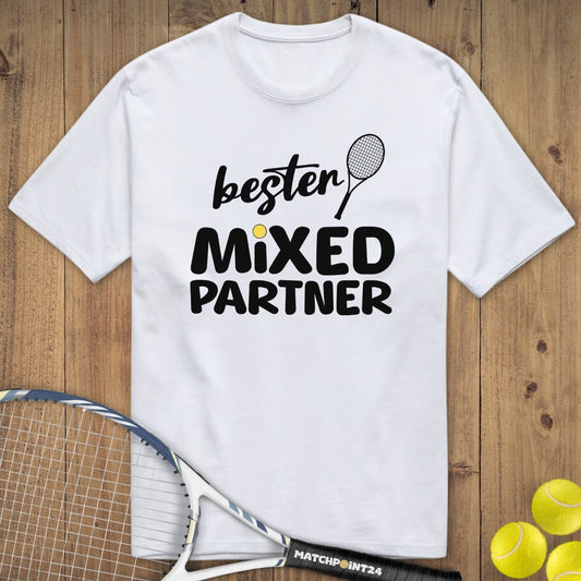 Bester Mixed Partner | Premium Herren T-Shirt - Matchpoint24 - Kleidung für Tennisfans