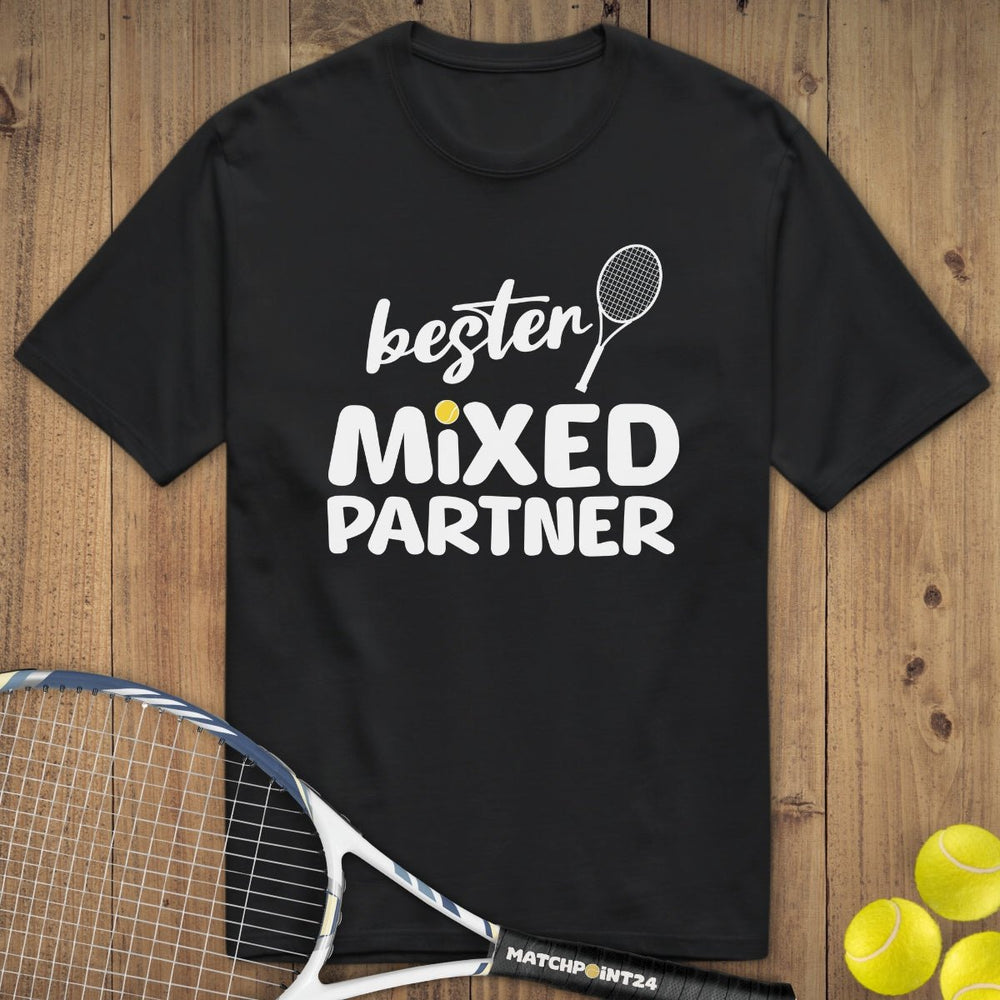 Bester Mixed Partner | Premium Herren T-Shirt - Matchpoint24 - Kleidung für Tennisfans