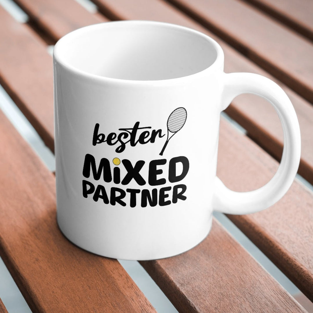 Bester Mixedpartner | Tasse - Matchpoint24 - Kleidung für Tennisfans