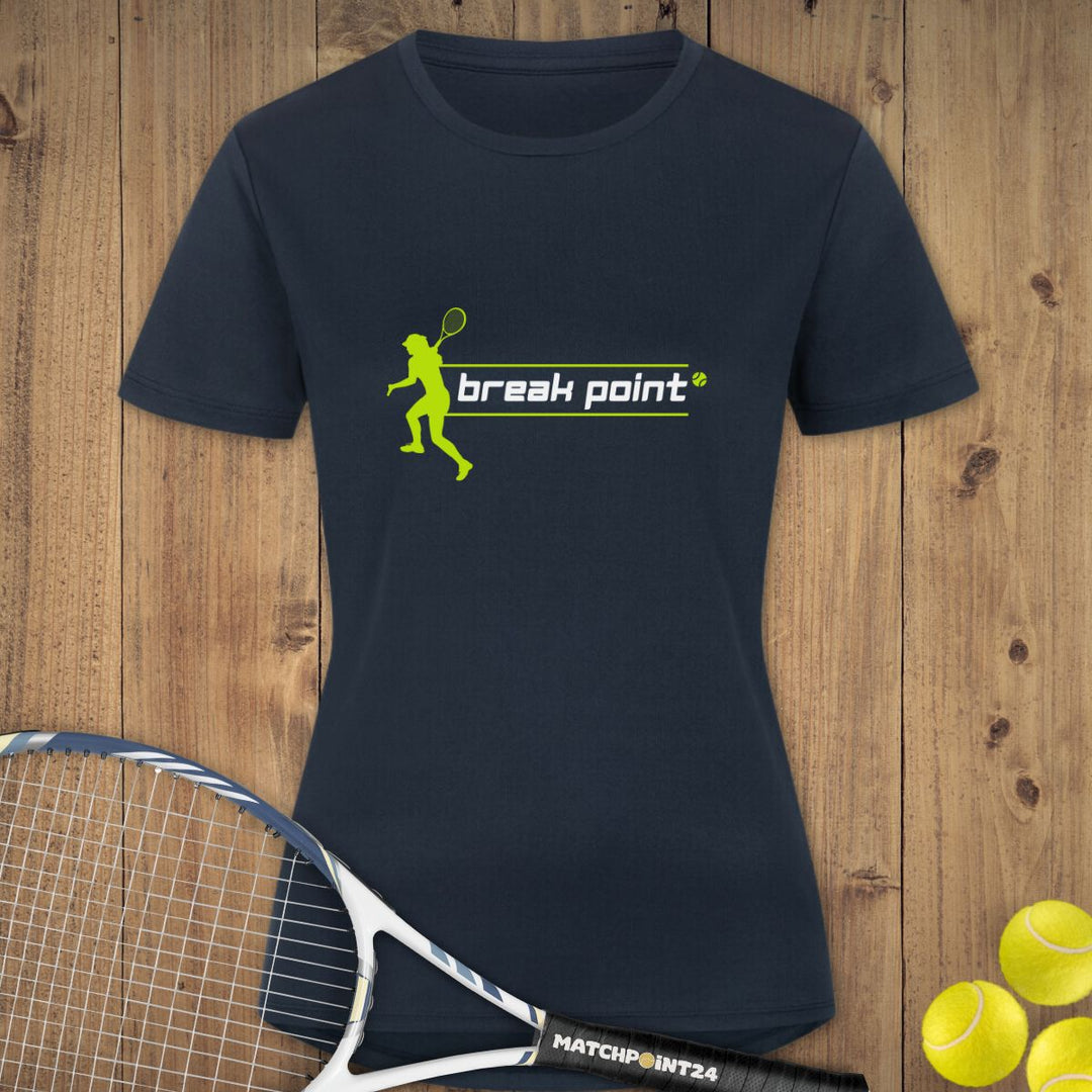 Break Point | Damen Sport T-Shirt - Matchpoint24 - Kleidung für Tennisfans