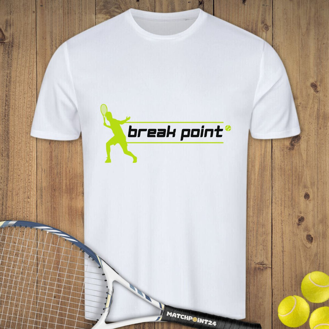 Break Point | Herren Sport T-Shirt - Matchpoint24 - Kleidung für Tennisfans