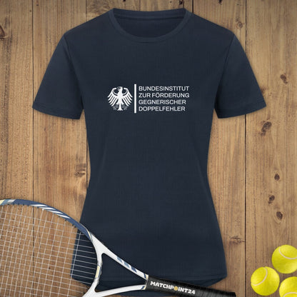 Bundesinstitut Doppelfehler | Damen Sport T-Shirt - Matchpoint24 - Kleidung für Tennisfans