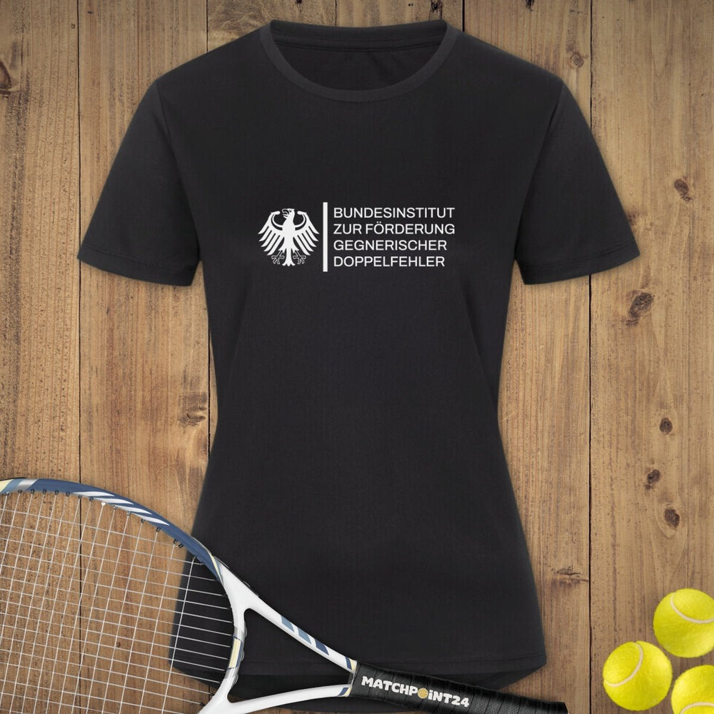 Bundesinstitut Doppelfehler | Damen Sport T-Shirt - Matchpoint24 - Kleidung für Tennisfans