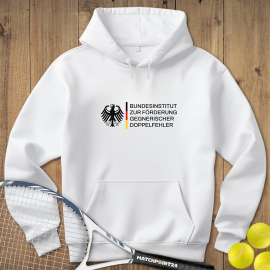 Bundesinstitut Doppelfehler | Hoodie (Unisex) - Matchpoint24 - Kleidung für Tennisfans