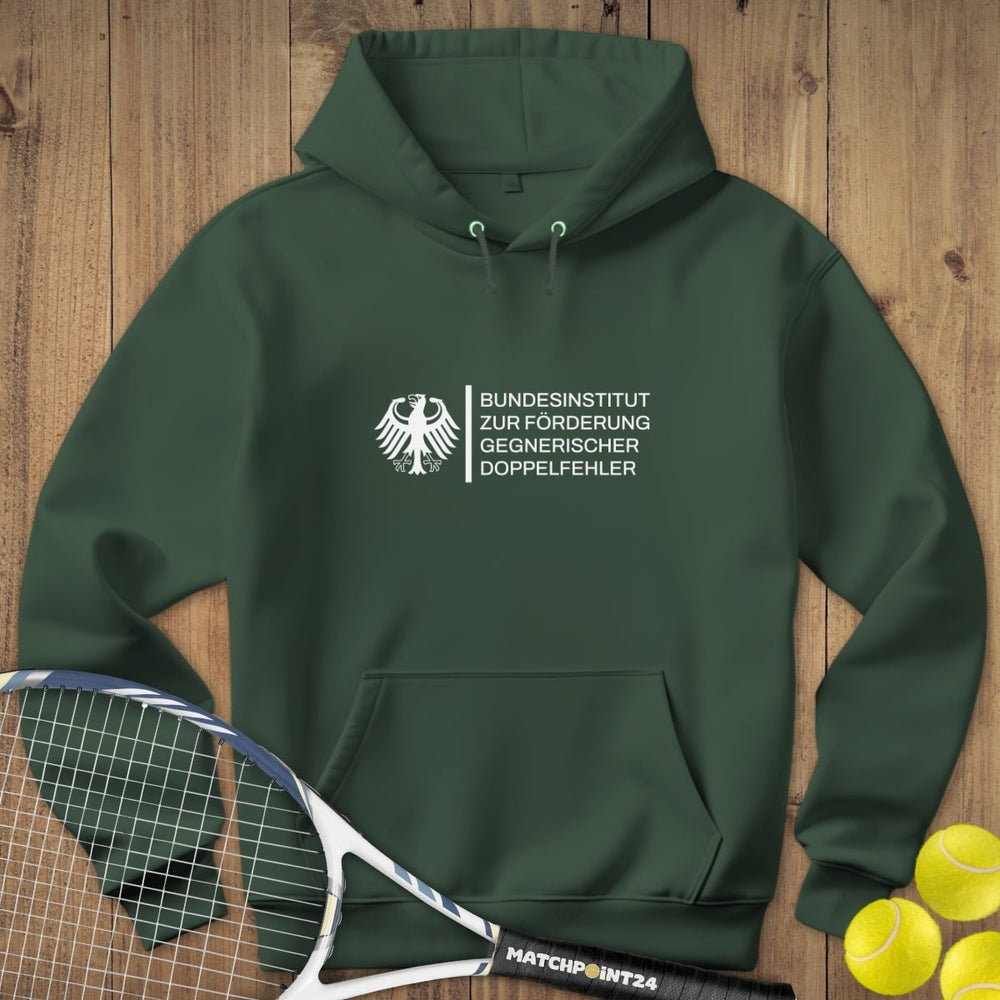 Bundesinstitut Doppelfehler | Hoodie (Unisex) - Matchpoint24 - Kleidung für Tennisfans