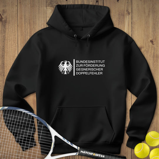 Bundesinstitut Doppelfehler | Hoodie (Unisex) - Matchpoint24 - Kleidung für Tennisfans