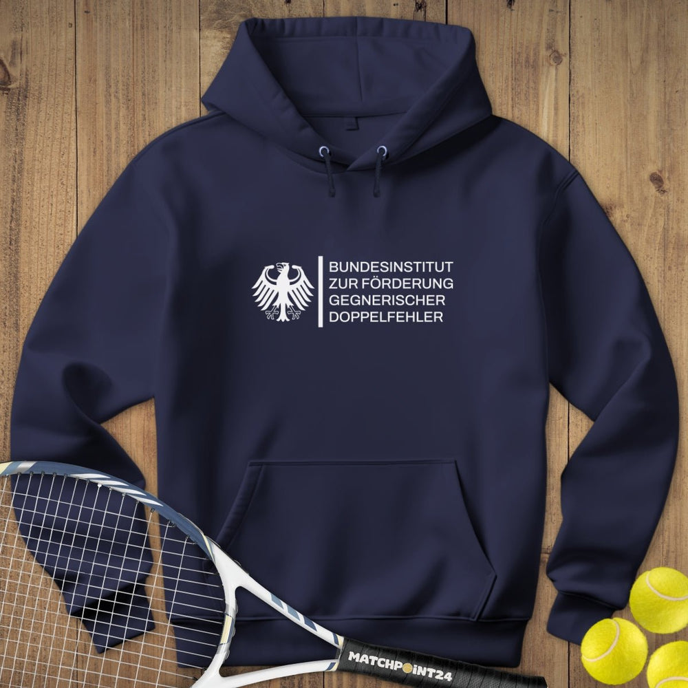 Bundesinstitut Doppelfehler Kapuzenpulli (limitiert) - Matchpoint24 - Kleidung für Tennisfans