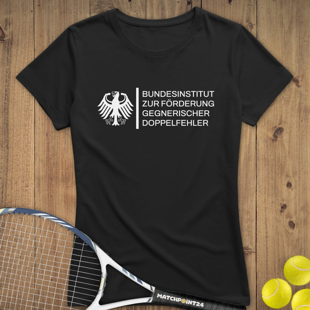 Bundesinstitut Doppelfehler | Premium Damen T-Shirt - Matchpoint24 - Kleidung für Tennisfans