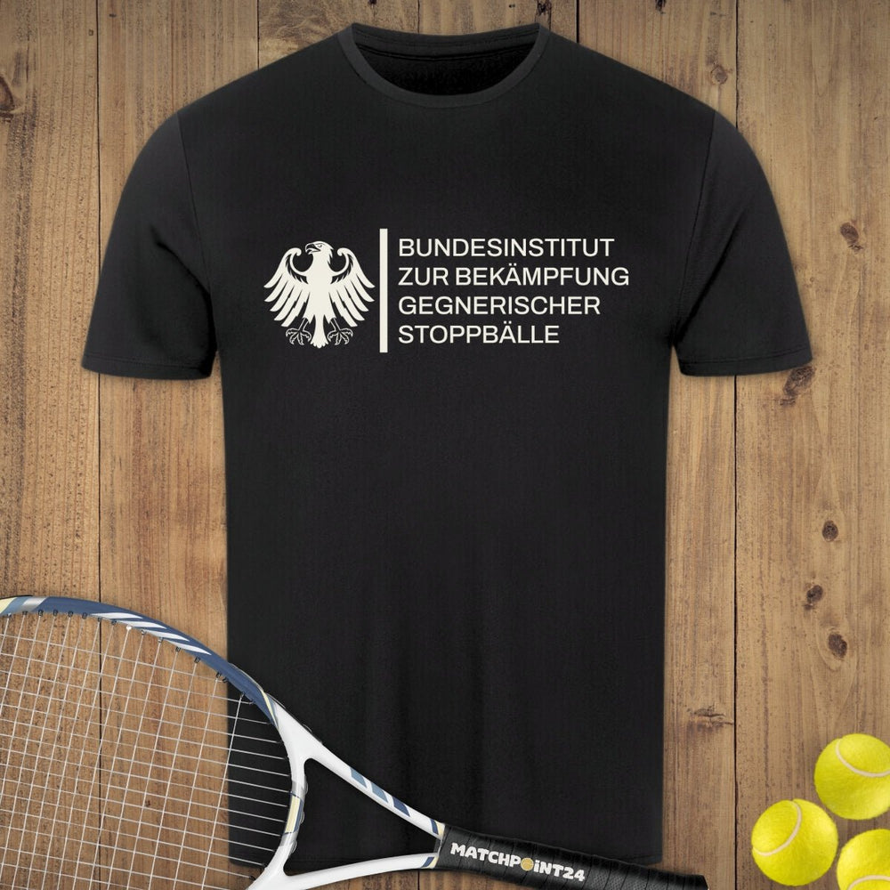 Bundesinstitut gegen Stoppbälle | Herren Sport T-Shirt - Matchpoint24 - Kleidung für Tennisfans