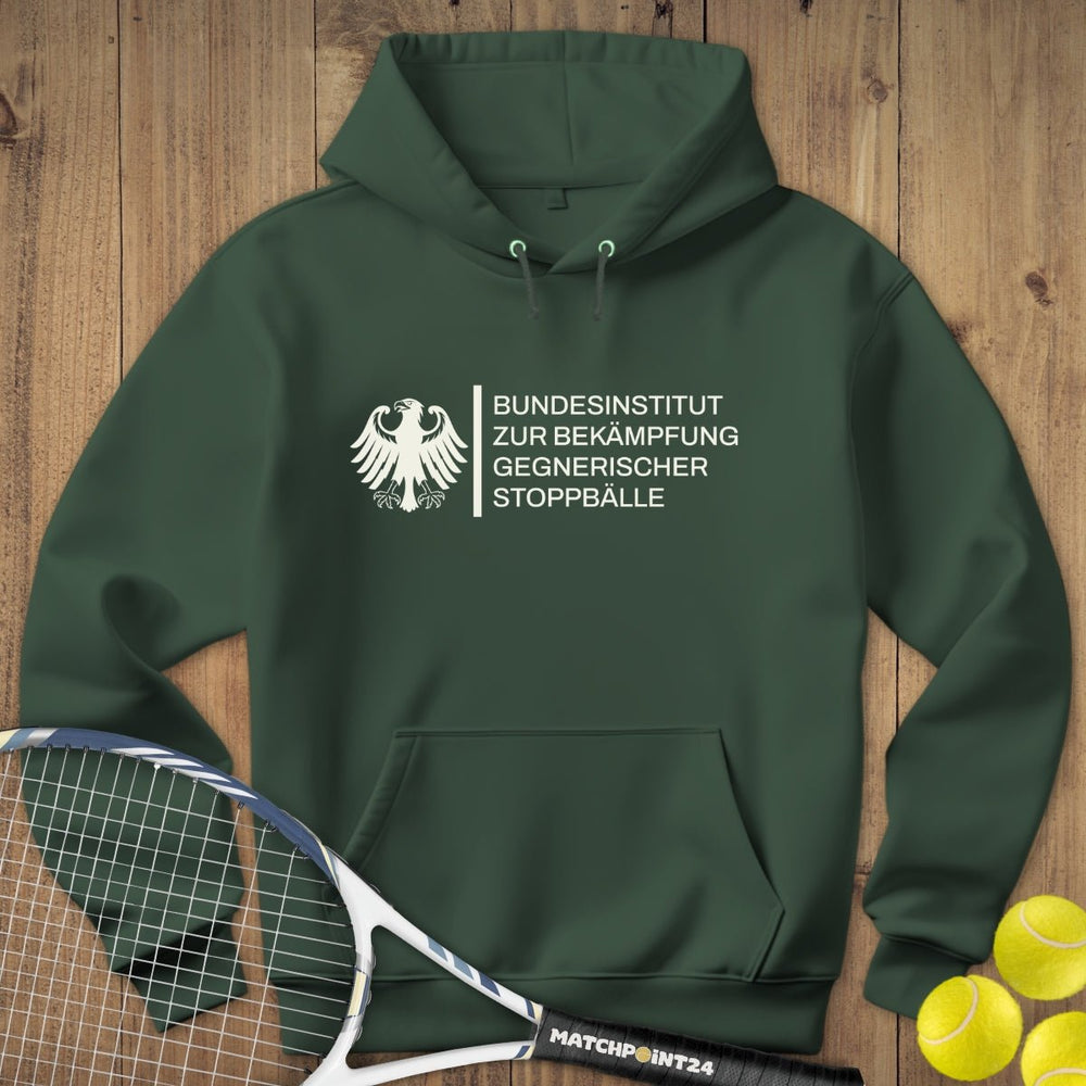 Bundesinstitut gegen Stoppbälle | Hoodie (Unisex) - Matchpoint24 - Kleidung für Tennisfans