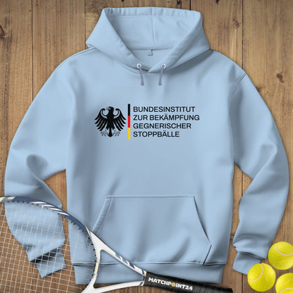 Bundesinstitut gegen Stoppbälle | Hoodie (Unisex) - Matchpoint24 - Kleidung für Tennisfans