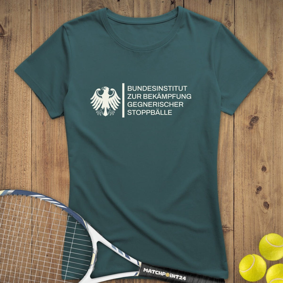 Bundesinstitut gegen Stoppbälle | Premium Damen T-Shirt - Matchpoint24 - Kleidung für Tennisfans