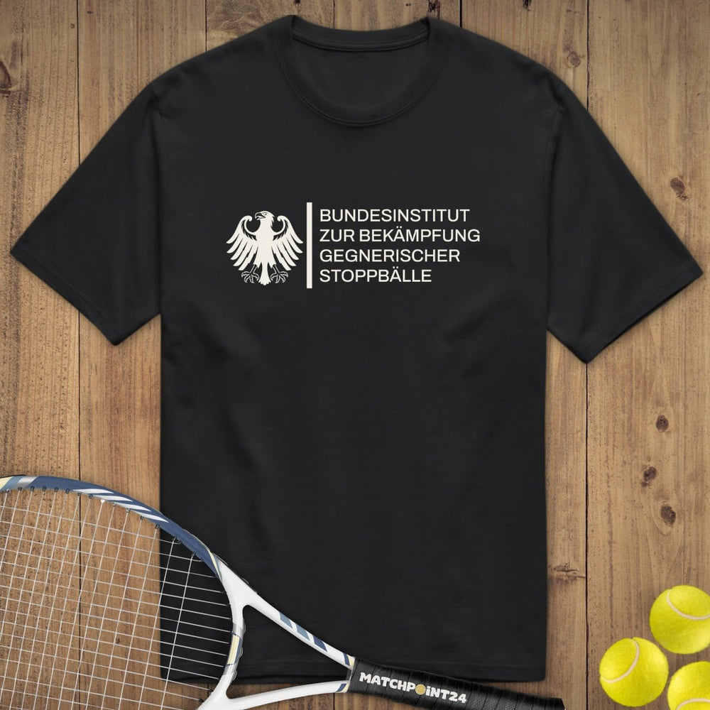 Bundesinstitut gegen Stoppbälle | Premium Herren T-Shirt - Matchpoint24 - Kleidung für Tennisfans