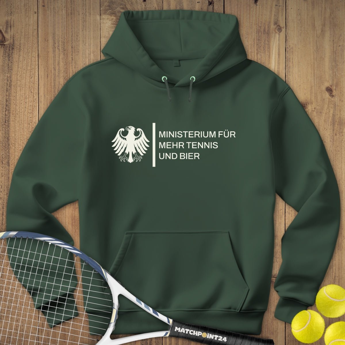 Bundesinstitut Tennis und Bier Kapuzenpulli (limitiert) - Matchpoint24 - Kleidung für Tennisfans