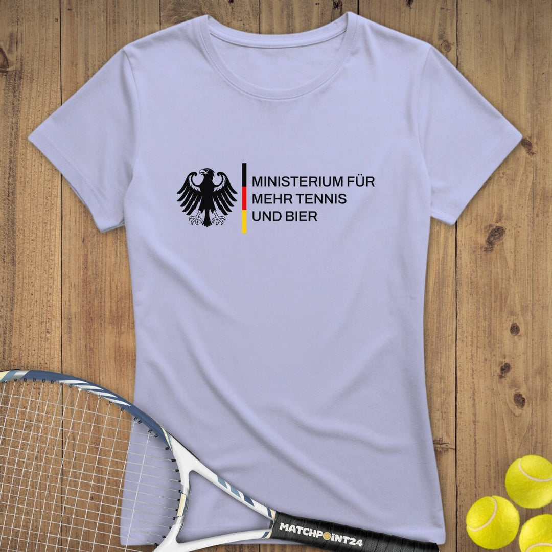 Bundesinstitut Tennis und Bier | Premium Damen T-Shirt - Matchpoint24 - Kleidung für Tennisfans