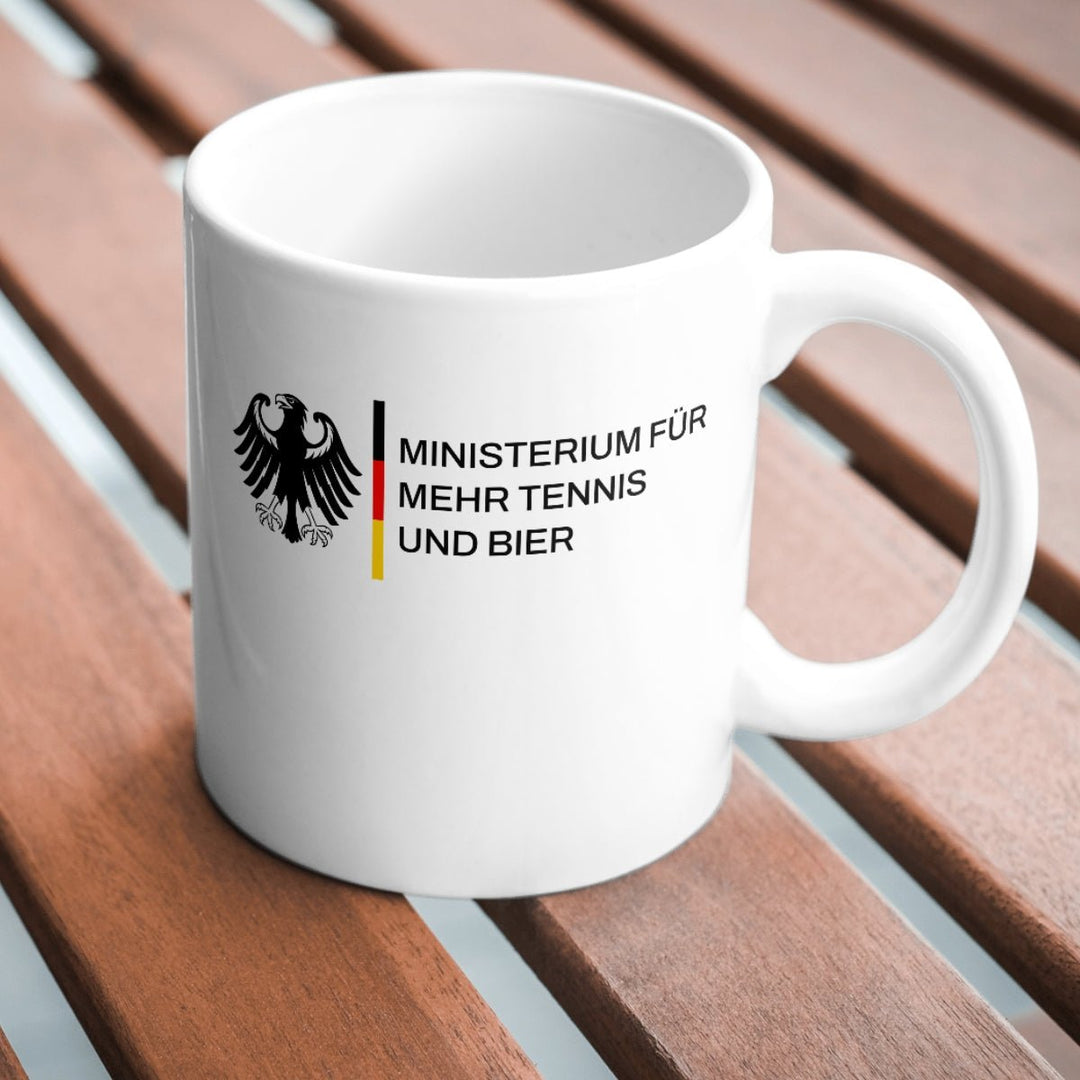 Bundesinstitut Tennis und Bier | Tasse - Matchpoint24 - Kleidung für Tennisfans