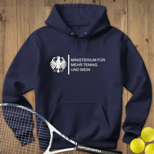 Bundesinstitut Tennis und Wein | Hoodie (Unisex) - Matchpoint24 - Kleidung für Tennisfans