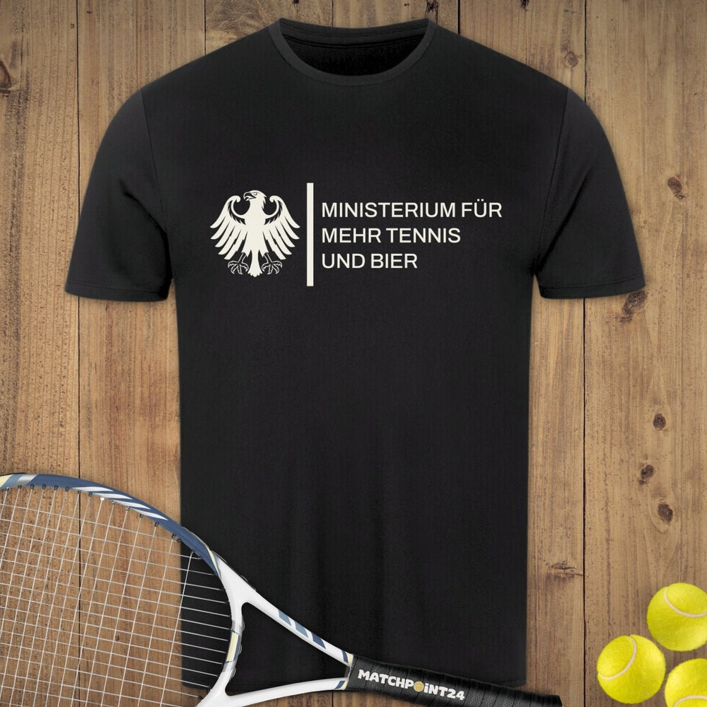 Bundesinstitut Tenns und Bier | Herren Sport T-Shirt - Matchpoint24 - Kleidung für Tennisfans