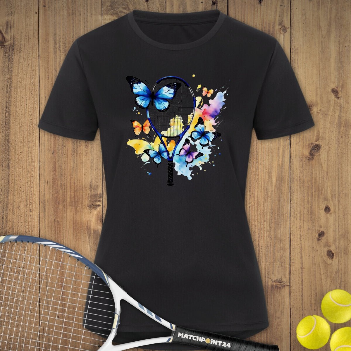 Butterfly Serve | Damen Sport T-Shirt - Matchpoint24 - Kleidung für Tennisfans