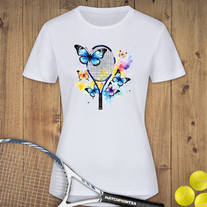 Butterfly Serve | Damen Sport T-Shirt - Matchpoint24 - Kleidung für Tennisfans