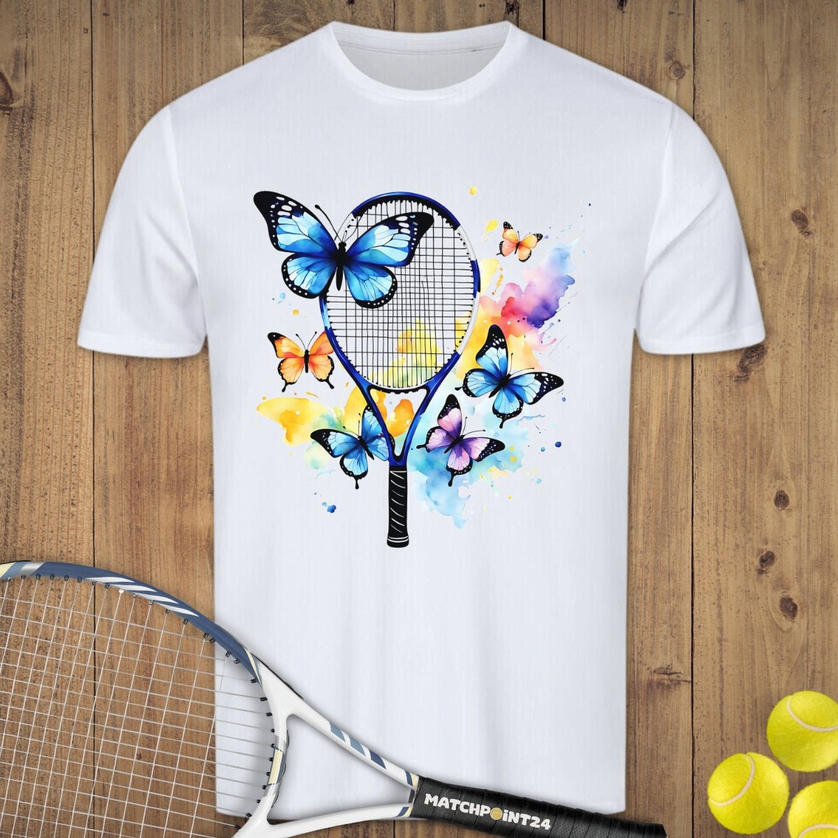 Butterfly Serve | Herren Sport T-Shirt - Matchpoint24 - Kleidung für Tennisfans