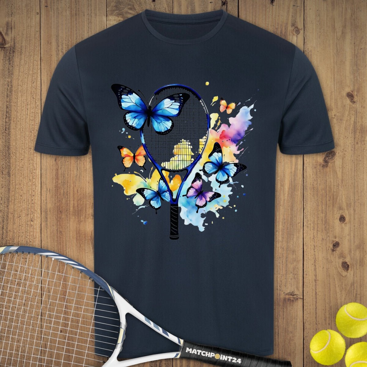 Butterfly Serve | Herren Sport T-Shirt - Matchpoint24 - Kleidung für Tennisfans