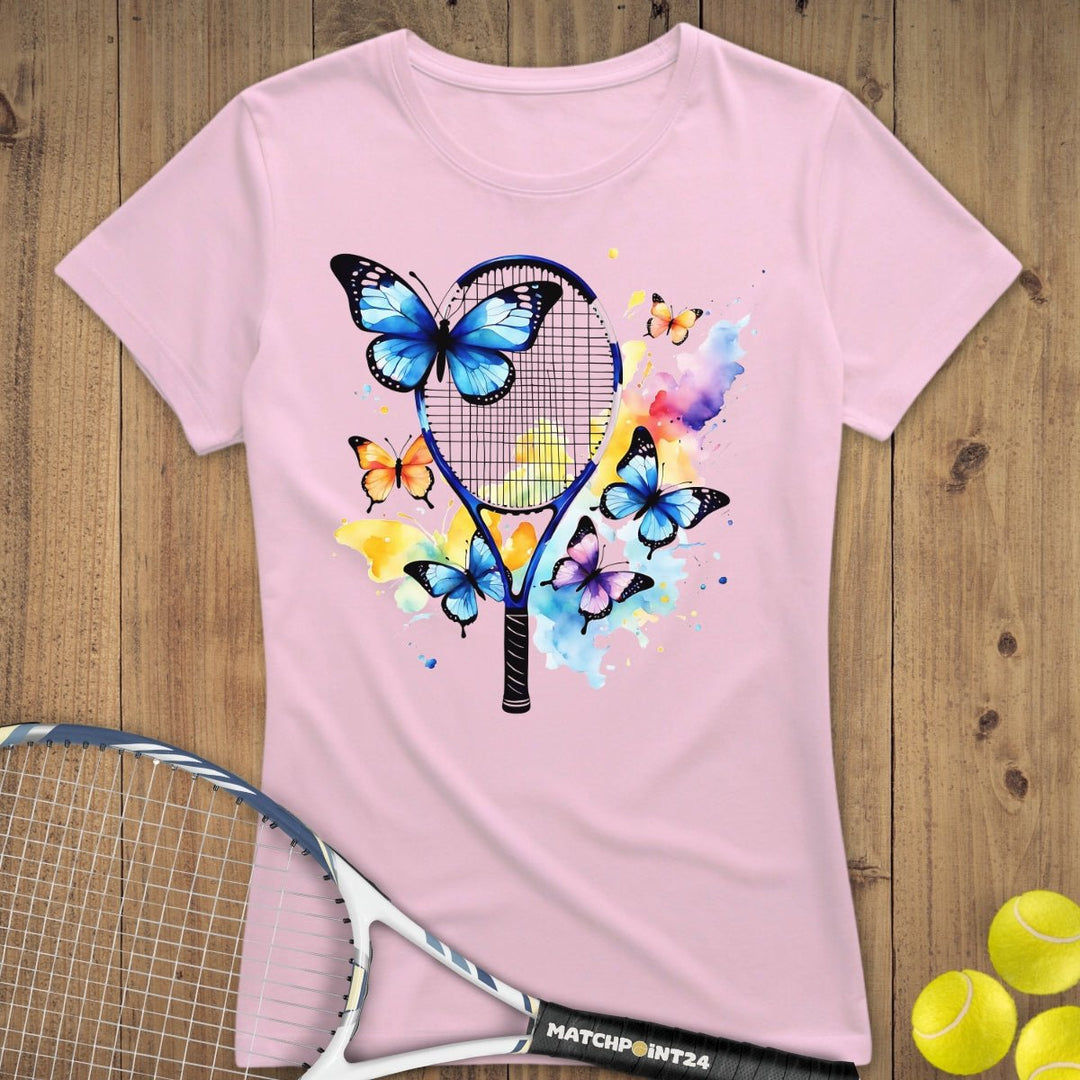 Butterfly Serve | Premium Damen T-Shirt - Matchpoint24 - Kleidung für Tennisfans